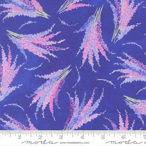 purple, Delphinium Collection Larkspur Florals Cotton Fabric 24652