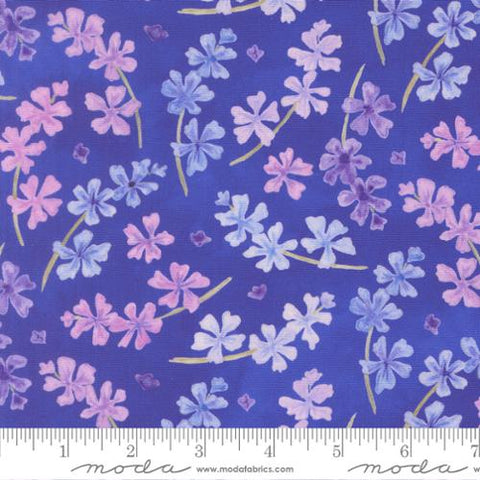 purple, Delphinium Collection Lilac Florals Cotton Fabric 24651