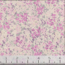purple, Fashion Small Floral Print Fabric CA-194