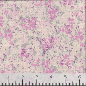 purple, Fashion Small Floral Print Fabric CA-194