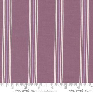 Purple, Sea Glass Summer Collection Seaside Stripes Cotton Fabric 43184