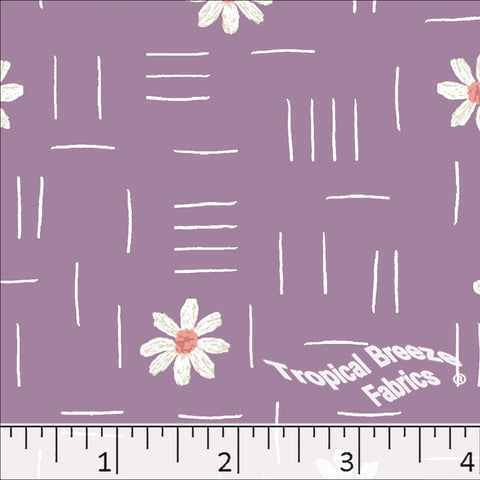 purple, Standard Weave Poly Cotton Fabric 6315
