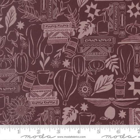 purple, Windfall Collection Cozy Up Cotton Fabric 45652