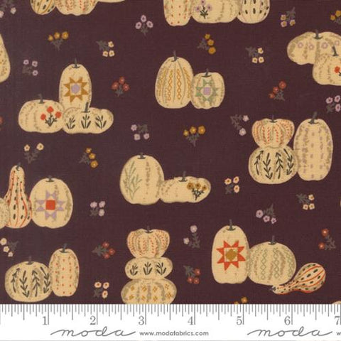 purple, Windfall Collection Pumpkin Patch Cotton Fabric 45653
