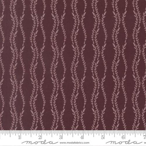 purple, Windfall Collection Vine Stripes Cotton Fabric 45656