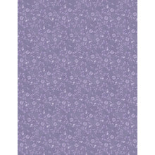 Purple floral fabric
