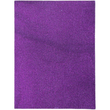Purple glitter foam sheet