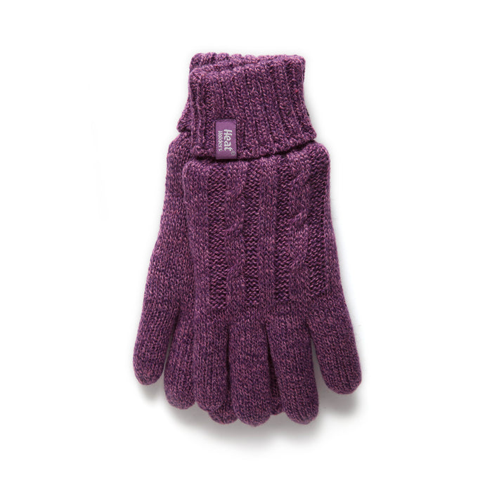 Purple gloves