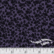 Standard Weave Small Floral Trellis Pattern Poly Cotton Fabric Purpleplum