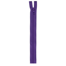 Purple zipper