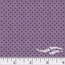 Purpleplum, Standard Weave Polka Dot Poly Cotton Fabric 0475