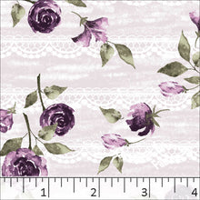 Purpleplum, Standard Weave Floral Print Dress Fabric 6200