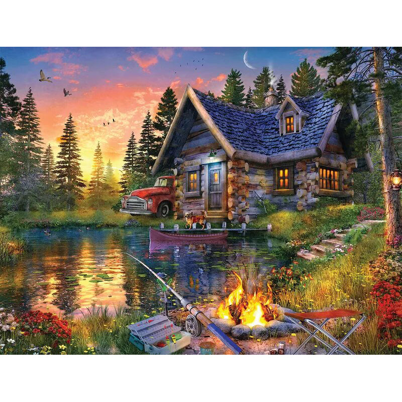 Sun Kissed cabin puzzle