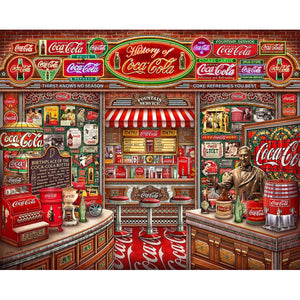 Coca cola history puzzle