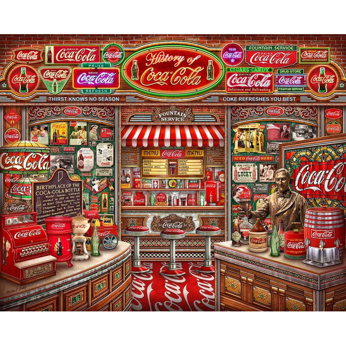 Coca cola history puzzle