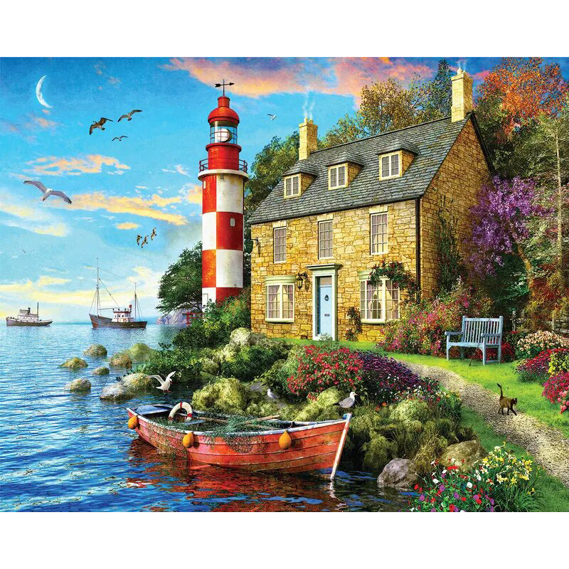 Cottage Lighthouse Puzzle