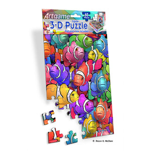 Fish Artgame 60 Piece 3D Puzzle MINI/FISH