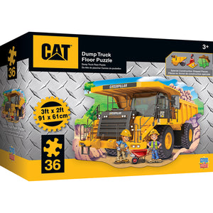 CAT Dump Truck 36 PC Shaped Floor Puzzle 11735