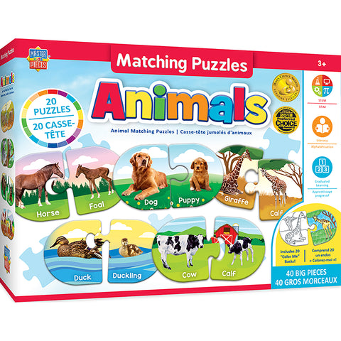 Matching Animals Educational Puzzles 11811