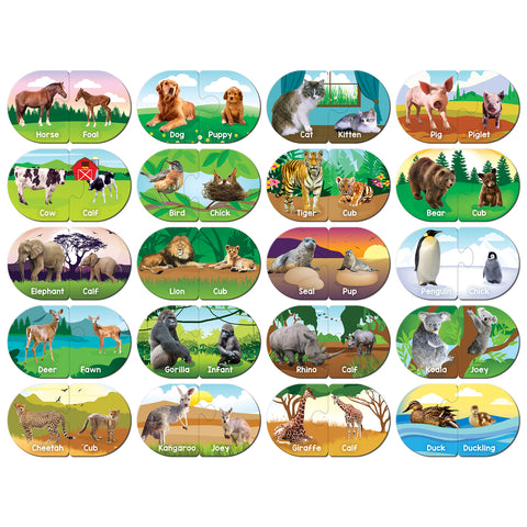 Matching Animals Educational Puzzles 11811
