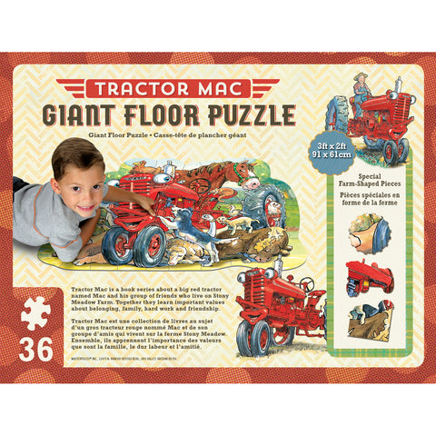 Tractor Mac & Friends 36 PC Floor Puzzle 
