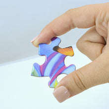 Holding puzzle piece
