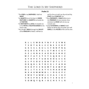 Psalms Word Search Puzzles 9780486853994 example of puzzle