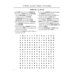 Psalms Word Search Puzzles 9780486853994 example of puzzle