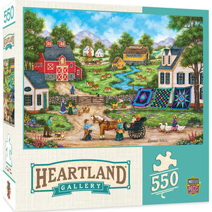 Heartland Collection Roadside Gossip 550 PC Puzzle 31682