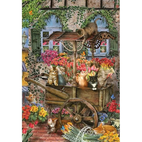 The Flower Cart 1000-Piece Puzzle PZ91844