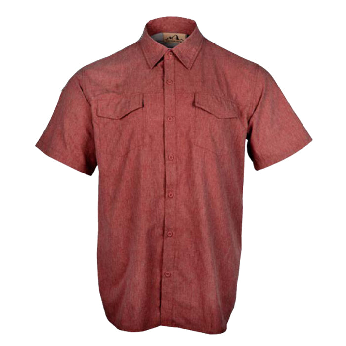 Coral Reef Men's Airflow Quick Dry Short-Sleeve Shirt QD-4730-CRL