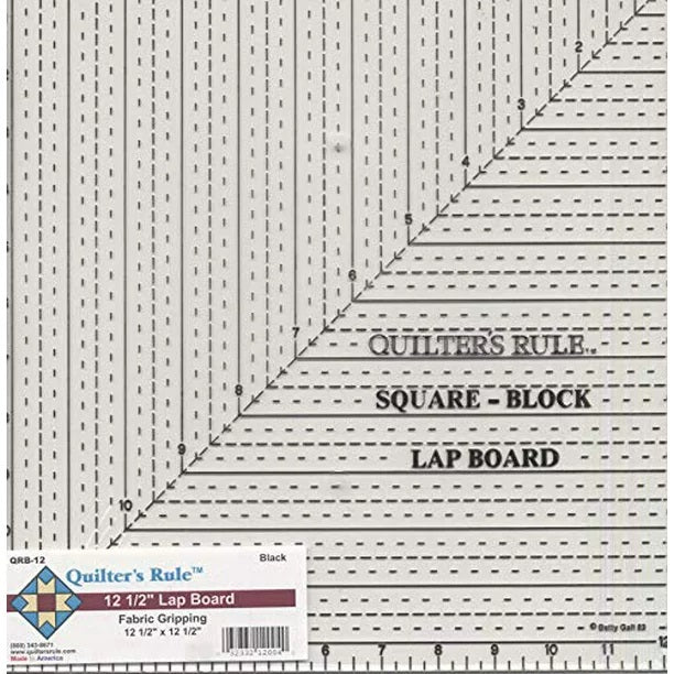 Lap Board Quilt Ruler QRB-12