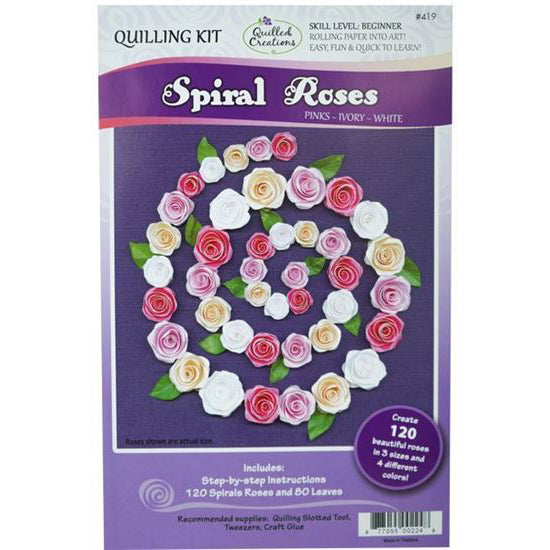 Kit for making quilled roses