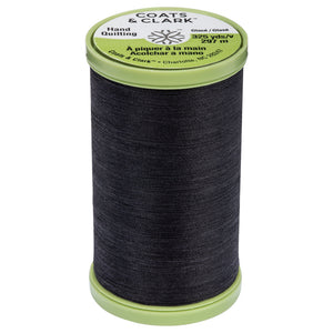 Black quilting thread