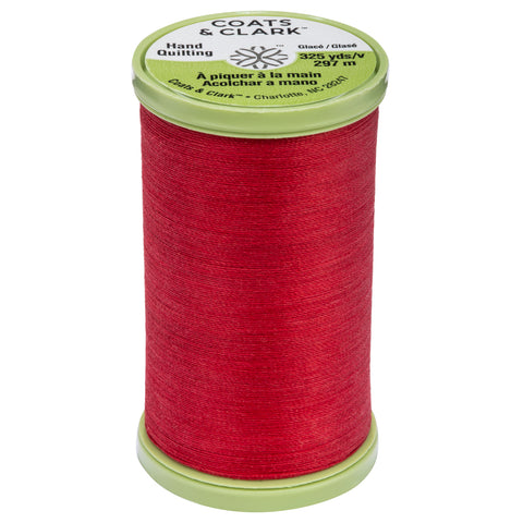 Red quilting thread