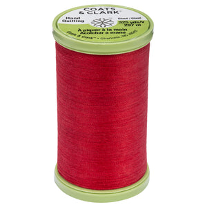 Red quilting thread