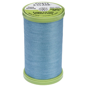 Blue quilting thread