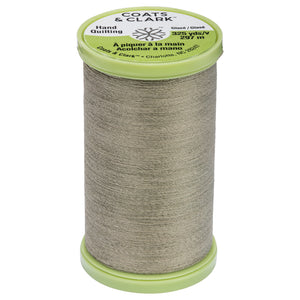 Green linen quilting thread