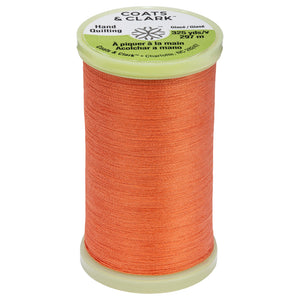 Dark orange quilting thread