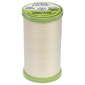 Cream quilting thread