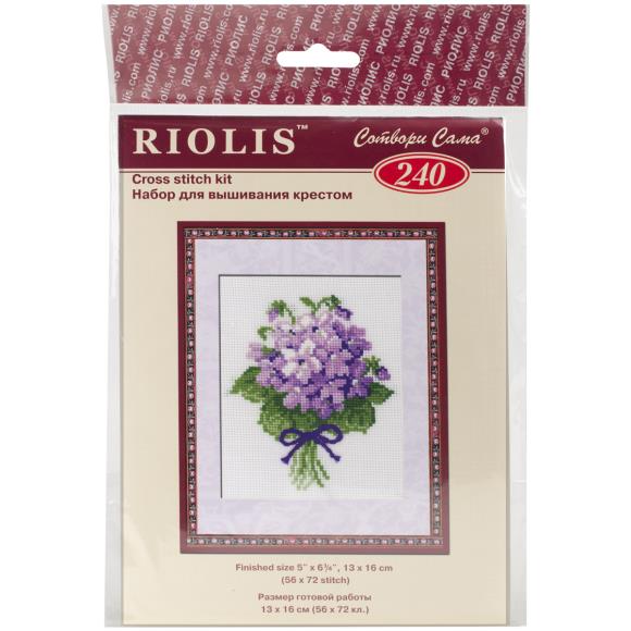 RIOLIS & RIOLIS Cross Stitch Kits Cross Stitch Kits with Ribbons