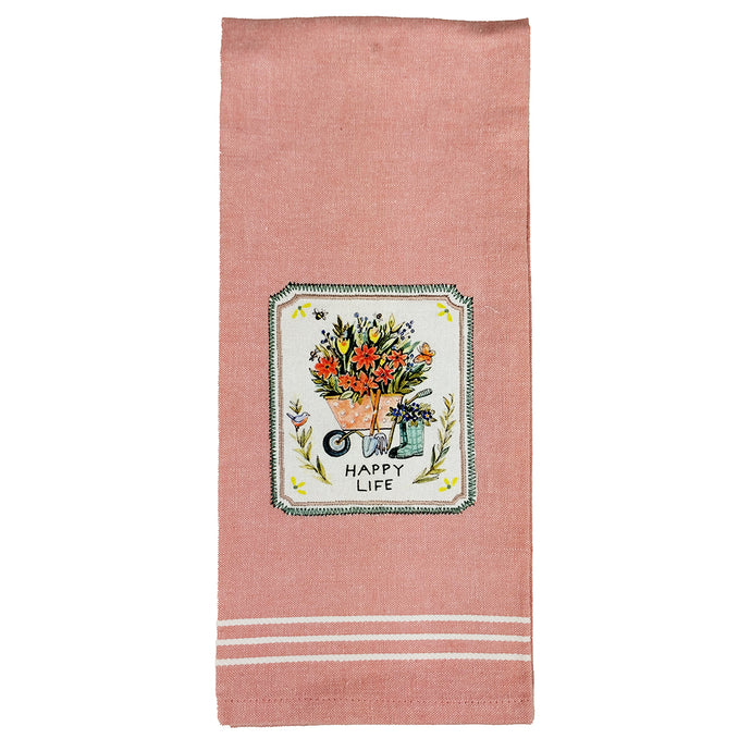 Happy Life Tea Towel R7477