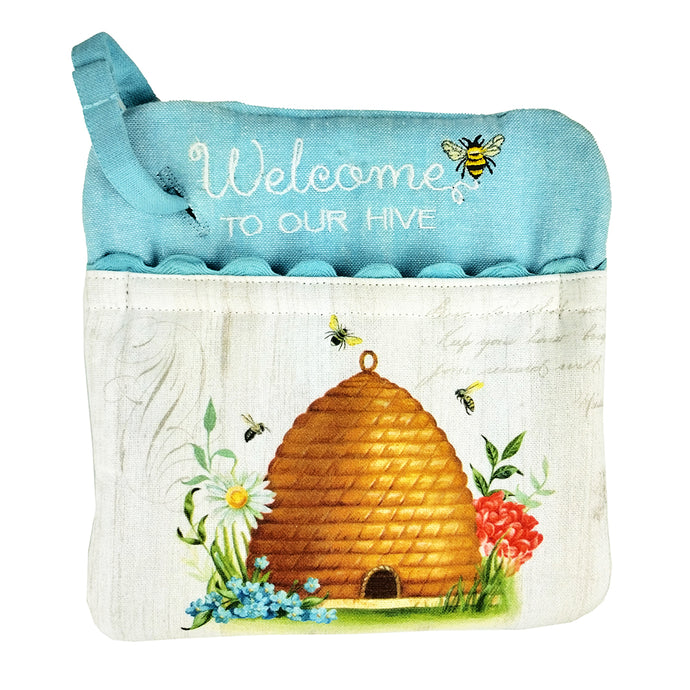 Blossoms & Bees Pocket Mitt R7562