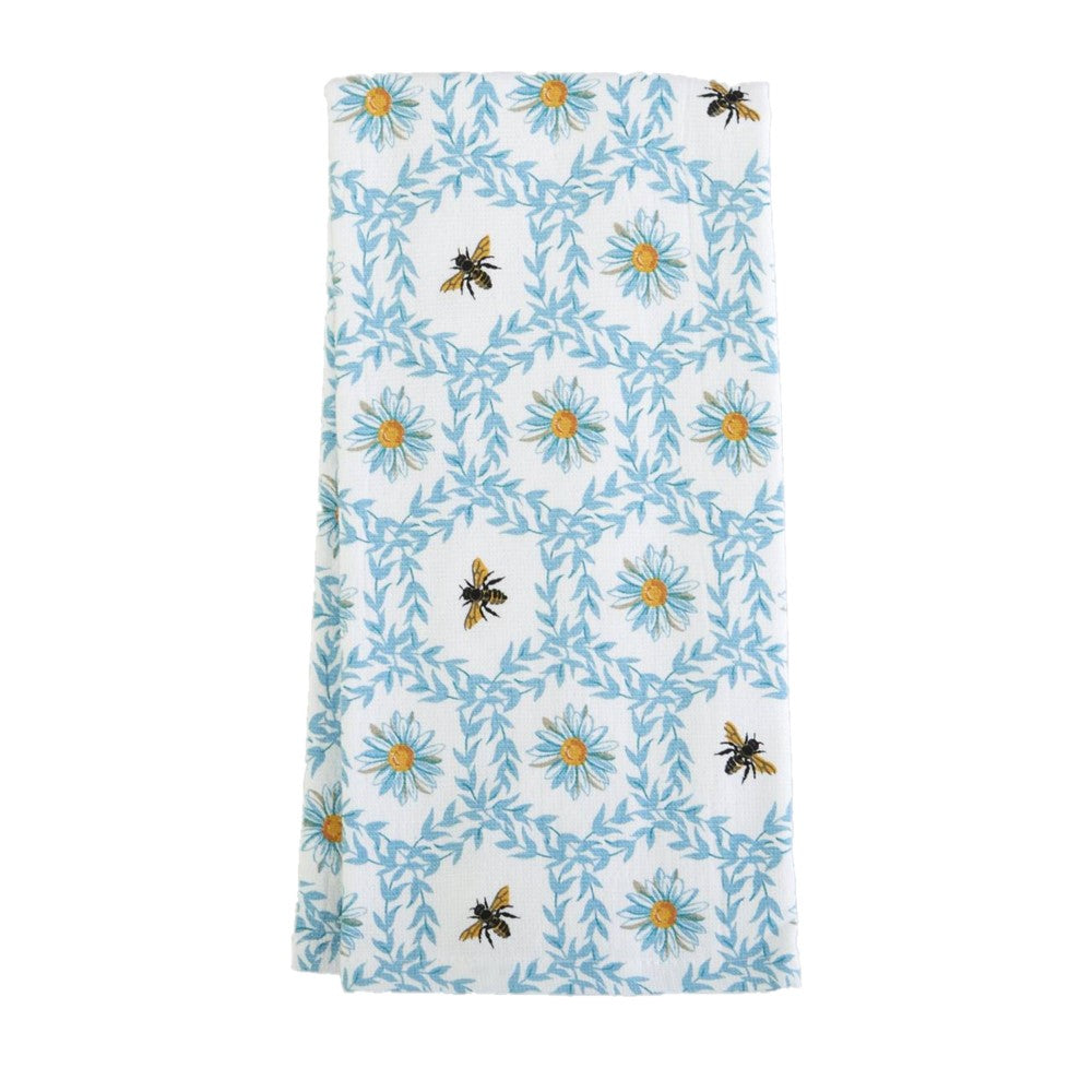 Blossoms & Bees Daisy Bee Dual Purpose Kitchen Towel R7567