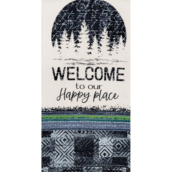 Welcome Dual Purpose Kitchen Towel R7807