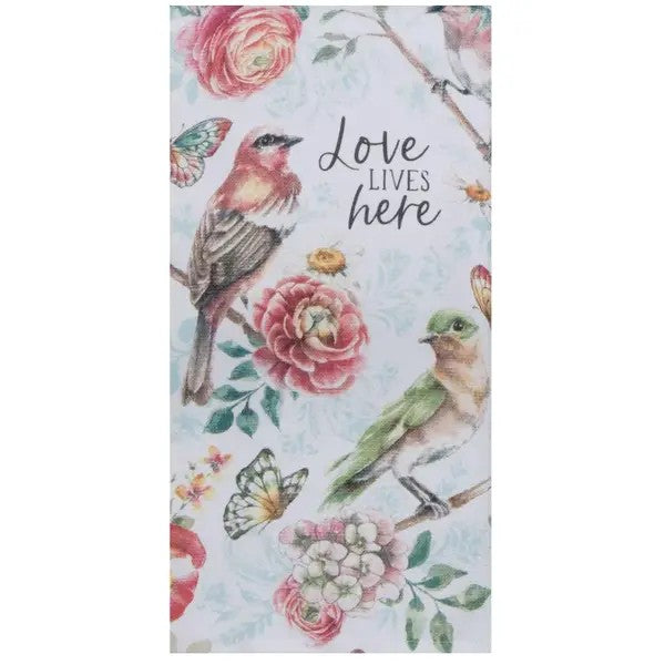 Love Lives Here Dual Purpose Kitchen Towel R8106