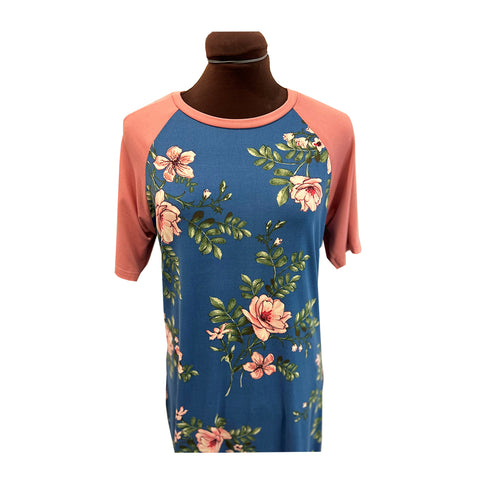 Raglan 3/4 Length Sleeve Dress Pattern front
