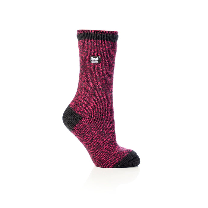 Heat Holders raspberry thermal sock