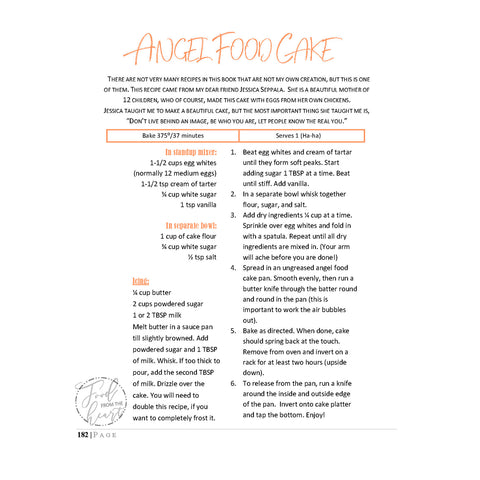 angel food cake recipe