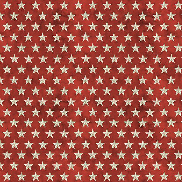 Colors of Courage Cotton Fabric Red